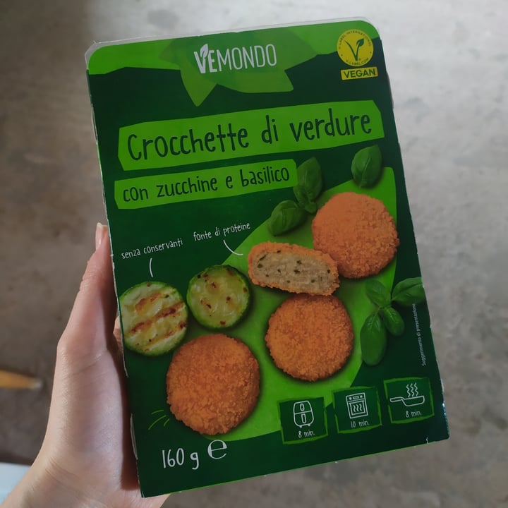 photo of Vemondo Crocchette Di Verdure Con Zucchine E Basilico shared by @fraveganita on  01 May 2024 - review