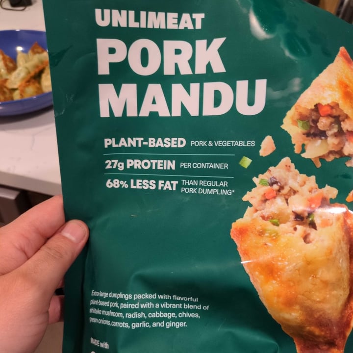photo of Unlimeat Pork Mandu shared by @izzyiris on  23 Apr 2025 - review