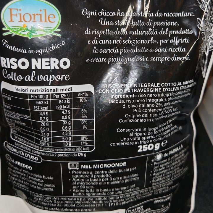 photo of Fiorile Riso nero shared by @francescarest on  24 Sep 2025 - review