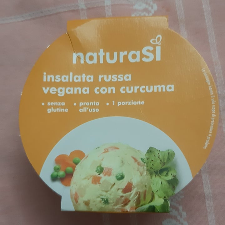 photo of Natura Sì Insalata russa vegana con curcuma shared by @gemmaveg on  13 Feb 2024 - review