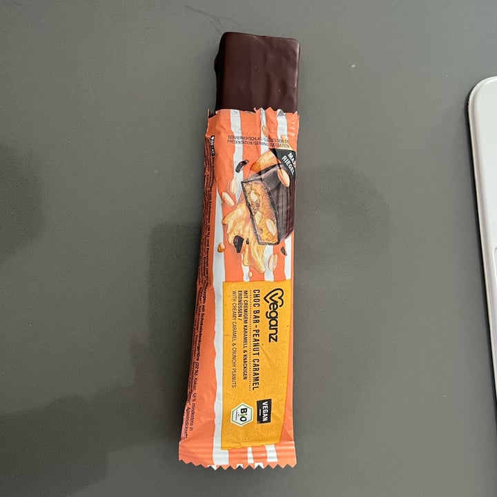 photo of Veganz Choc Bar Peanut Caramel shared by @brainstorming7 on  20 Jan 2024 - review