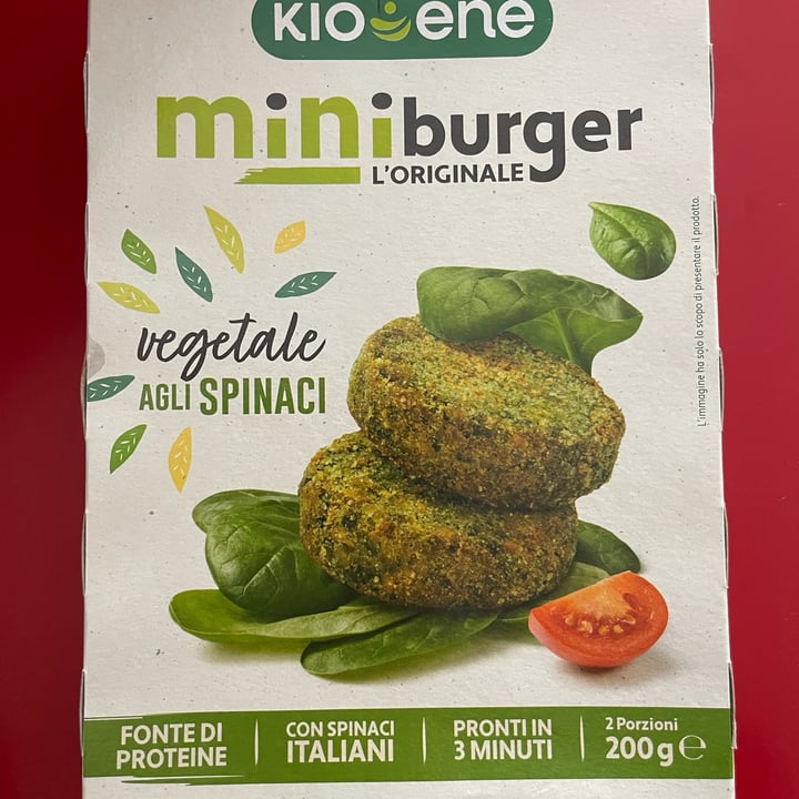 photo of Kioene mini burger agli spinaci shared by @paologemma on  27 Apr 2024 - review