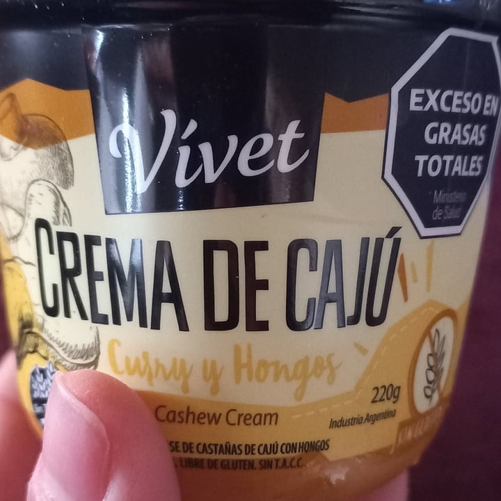 photo of Vívet Crema de Cajú Curry y Hongos shared by @gisegigi on  24 Aug 2024 - review