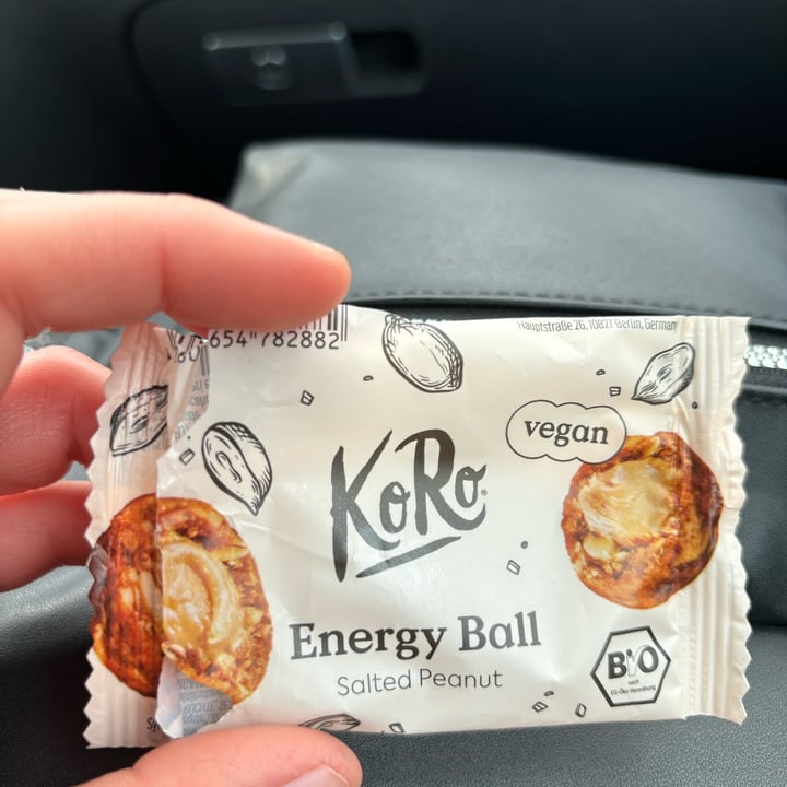 photo of Koro Bio energy ball Salted Peanut shared by @cindylala on  25 Apr 2024 - review