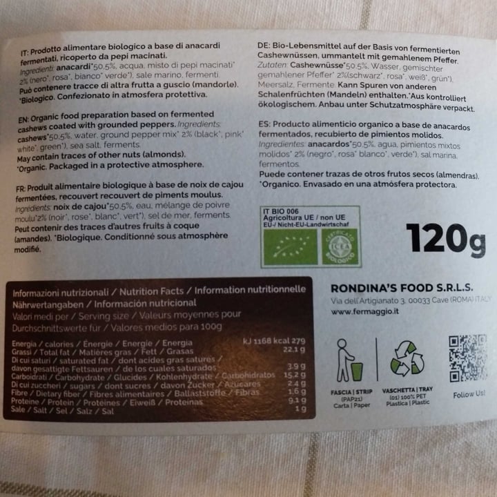 photo of Fermaggio 4 Pepi shared by @linda1983 on  25 Jan 2025 - review
