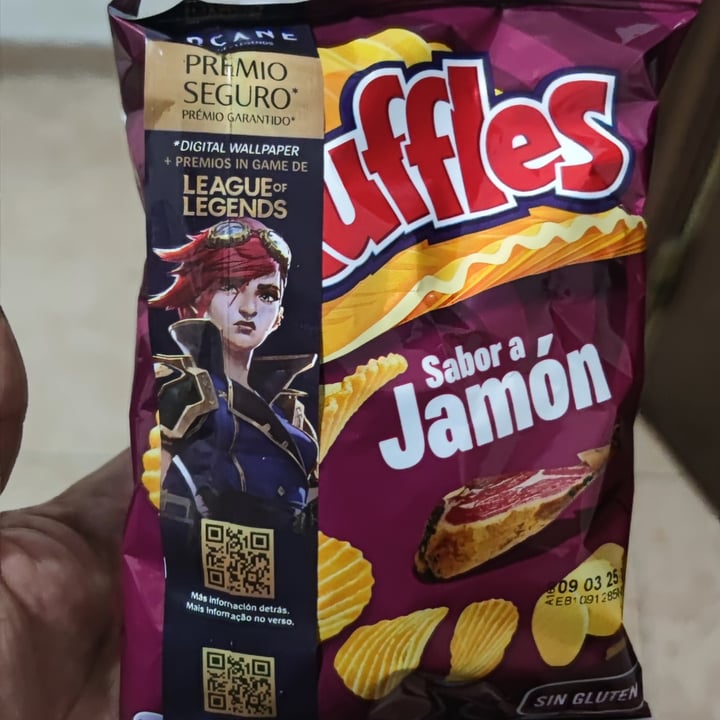 photo of Ruffles Patatas fritas sabor jamón shared by @kinggorilla on  14 Nov 2024 - review