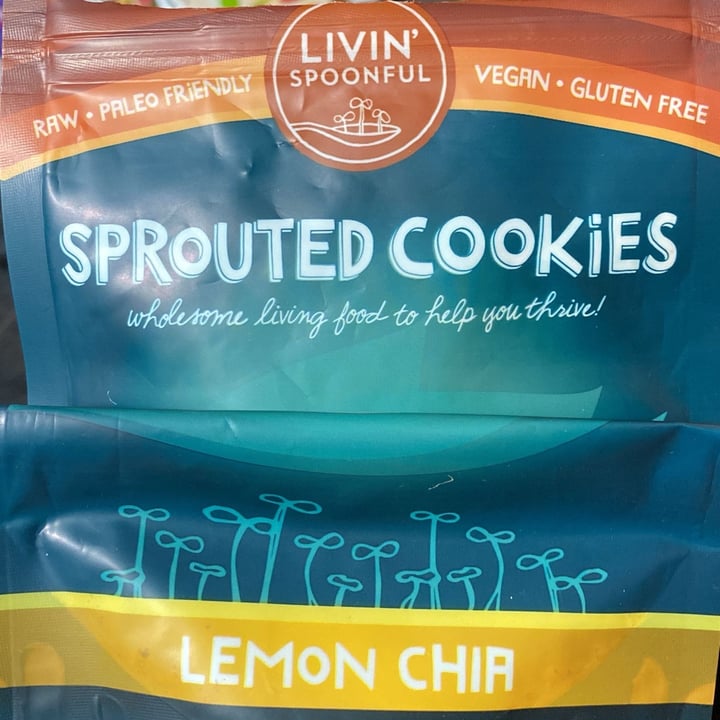 photo of Livin' Spoonful Sprouted Cookies Lemon Chia shared by @ivyridgevegan on  11 Dec 2023 - review