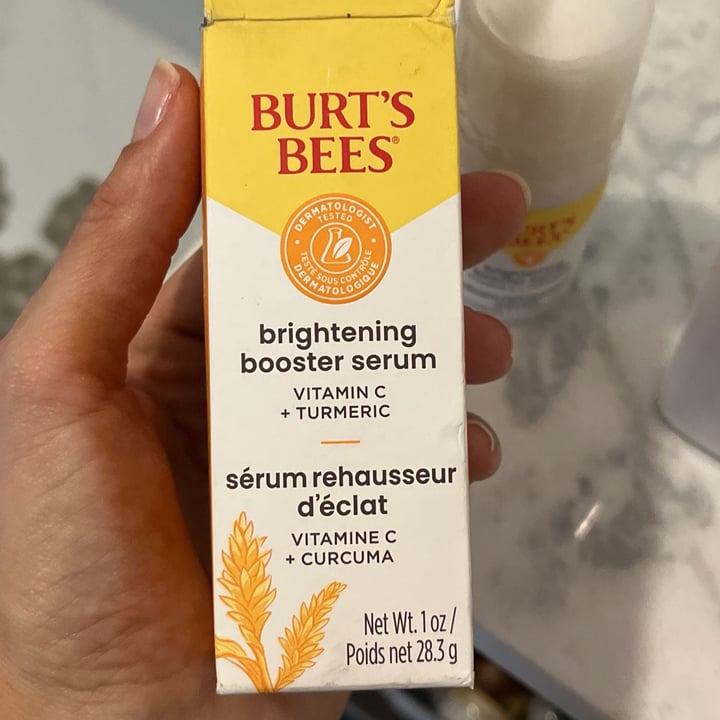 photo of Burt’s Bees Brightening Booster Serum shared by @esteficasotti on  26 Sep 2025 - review