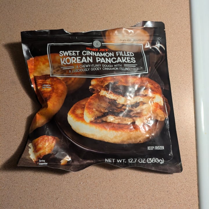 photo of Trader Joe's Sweet cinnamon filled Korean pancakes shared by @ghundley on  23 Sep 2024 - review