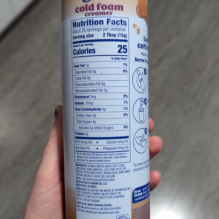 photo of Silk Cold Foam Creamer Oat Cinnamon Caramel shared by @tina360 on  07 Feb 2025 - review
