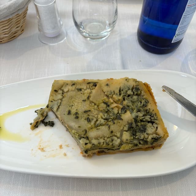 Photo of the dish “lasagna allo erbazzone”