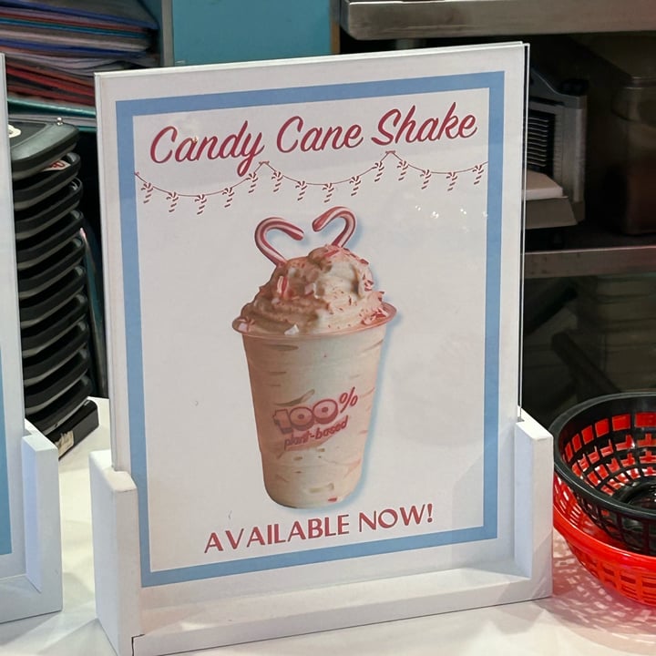 photo of Monty's Good Burger Candy Cane Shake shared by @samanthab3 on  06 Dec 2023 - review