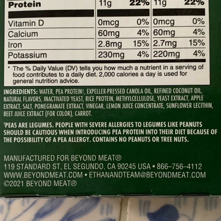 photo of Beyond Meat breakfast sausage original shared by @louisg on  19 Aug 2023 - review