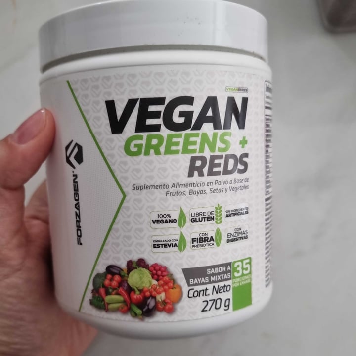 photo of Forzagen Vegan Greens And Reds shared by @gabypinedo on  13 Jun 2024 - review
