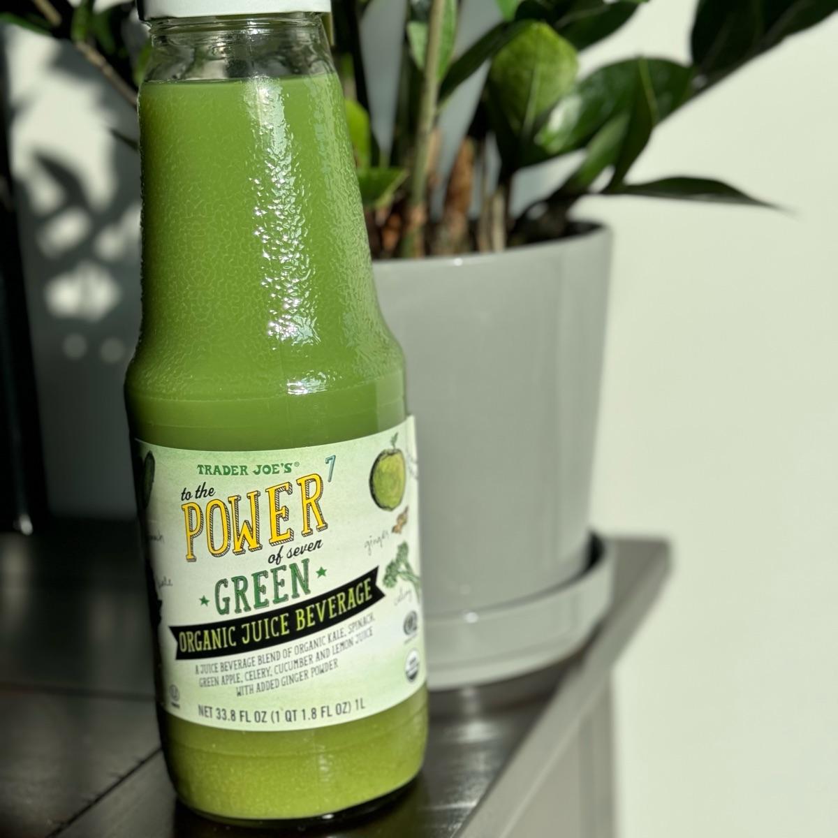 To The POWER of Seven GREEN Organic Juice Beverage at Trader Joe's