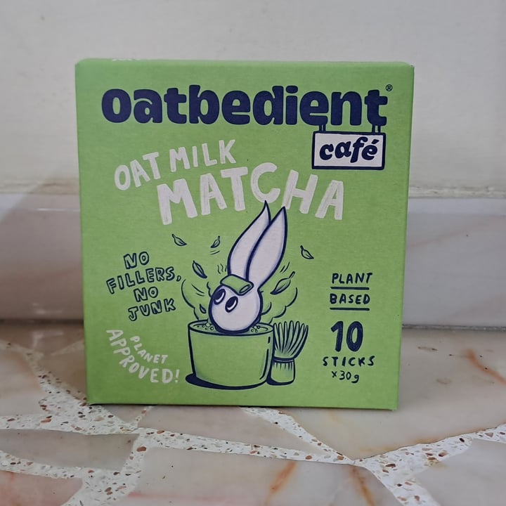 photo of Oatbedient Oat Milk Matcha shared by @wonderwombat on  04 May 2024 - review