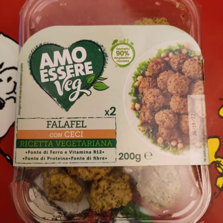 photo of Amo Essere Veg falafel shared by @vegverdiana on  02 Feb 2024 - review