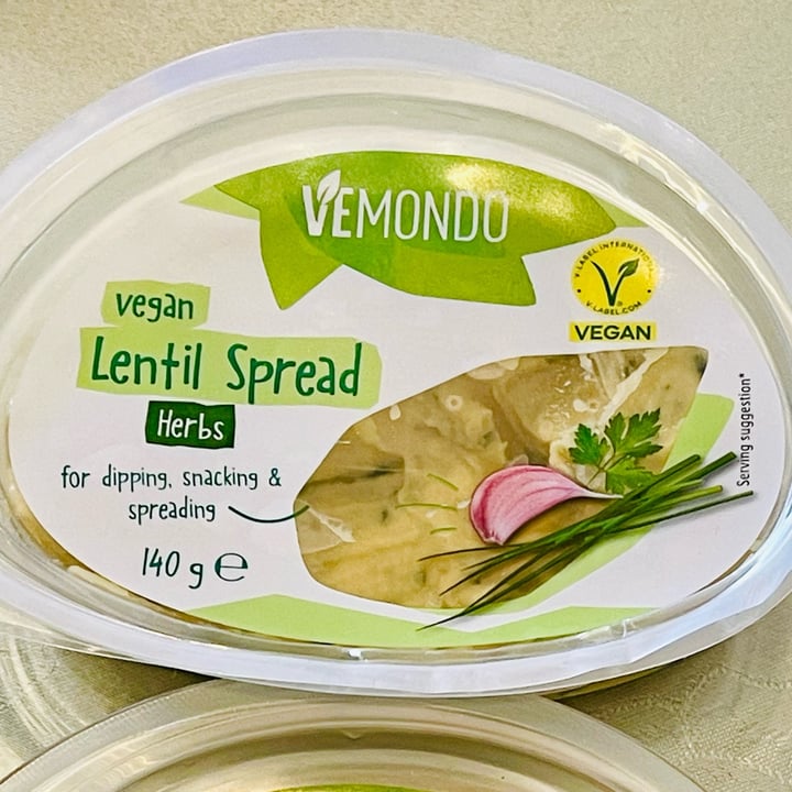 photo of Vemondo Lentil Spread Herbs shared by @thevegabondgirl on  15 Apr 2024 - review
