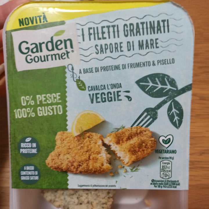 photo of Garden Gourmet i filetti gratinati sapore di mare shared by @elisae on  26 Dec 2023 - review