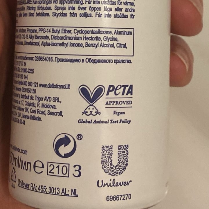 photo of Dove deodorante go fresh passion friut e lemongrass shared by @ema79 on  11 Jan 2024 - review