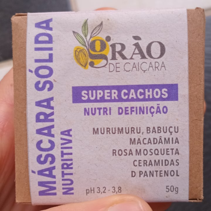 photo of grão de caiçara Máscara Sólida Nutritiva shared by @primagopa on  05 Dec 2024 - review