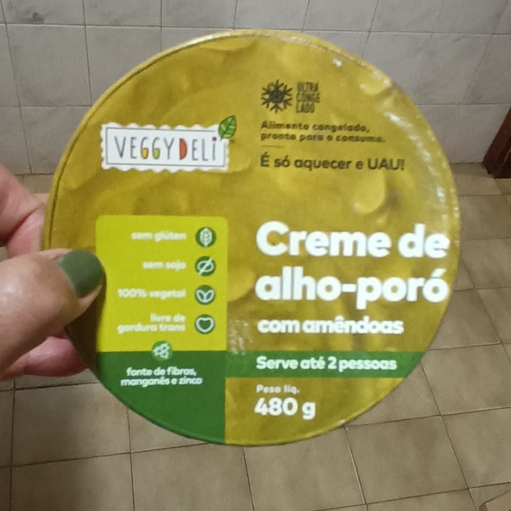 photo of Veggydeli Creme de Alho Poró com Amêndoas shared by @carlak on  06 Mar 2025 - review