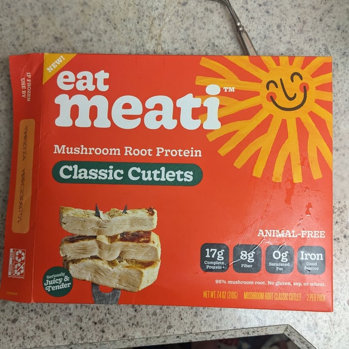 photo of Eat Meati Classic Cutlets shared by @jandrews on  25 Dec 2023 - review