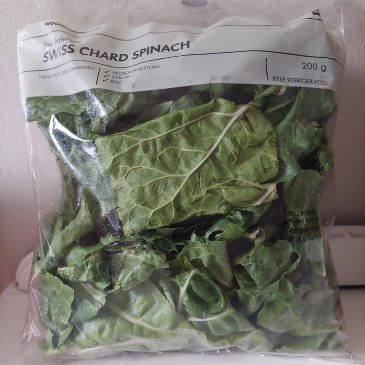 photo of Woolworths Food Swiss Chard Spinach shared by @hippiegirl on  28 Jan 2024 - review