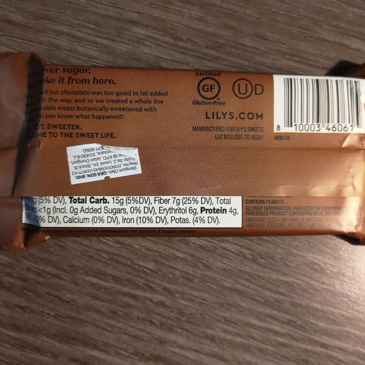 photo of Lily's Dark Chocolate Peanut Butter Cups shared by @stevenneoh on  16 Mar 2023 - review