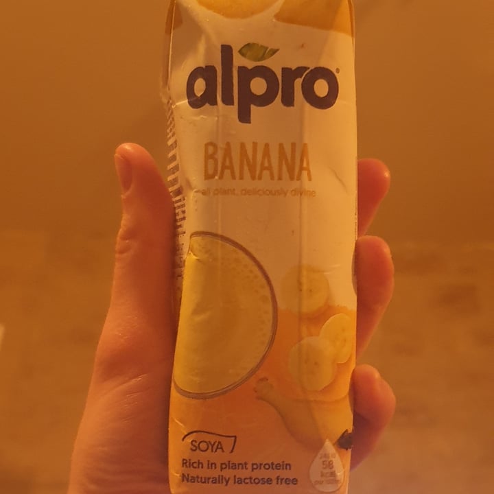 photo of Alpro Banana Milk shake shared by @lydiahawkins on  01 Jul 2023 - review