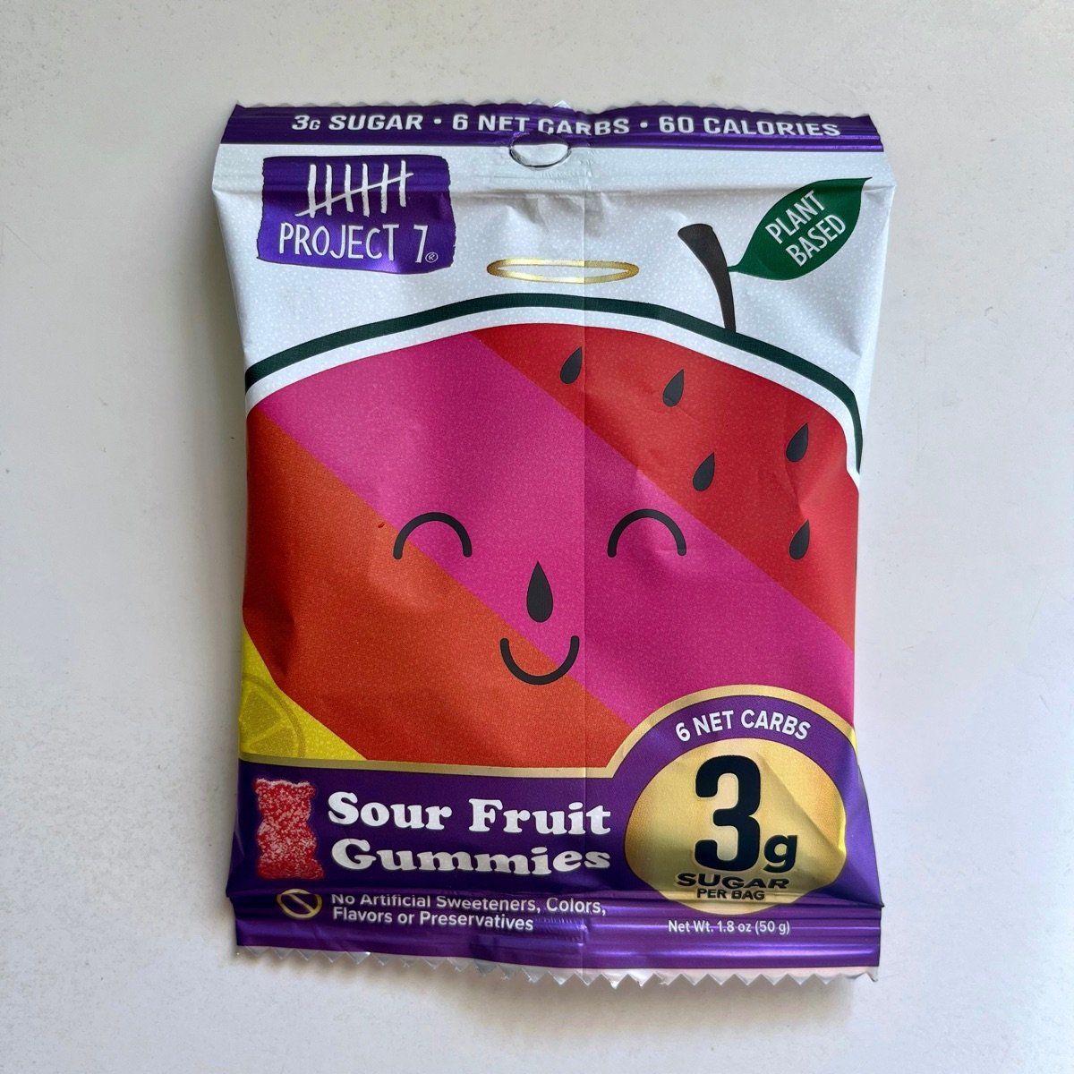 Sour fruit gummies at Project 7 - Review by @kyu | abillion