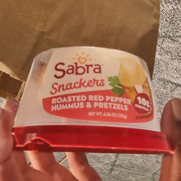 photo of Sabra Sabra Snackers - Roasted red pepper hummus with pretzels shared by @sunshineyum on  23 Mar 2023 - review