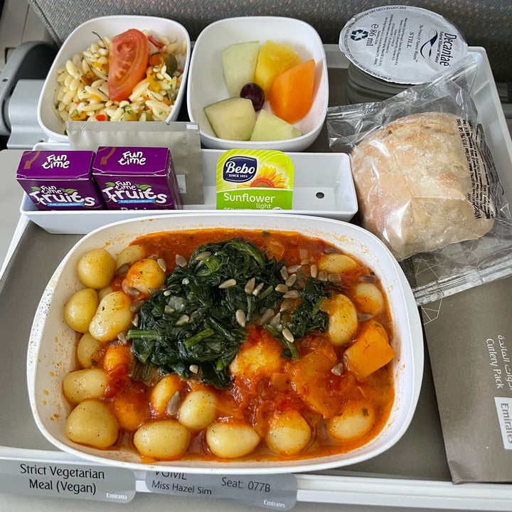 photo of Emirates Strict Vegetarian Meal (Vegan) shared by @simhazel on  23 May 2023 - review