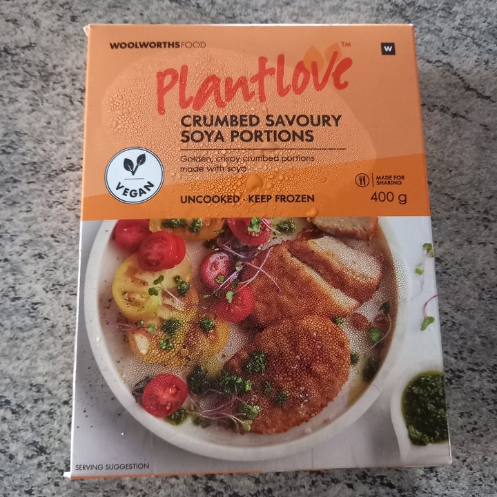 photo of Woolworths Food crumbed savoury soya Portions shared by @colleenc on  22 Feb 2023 - review