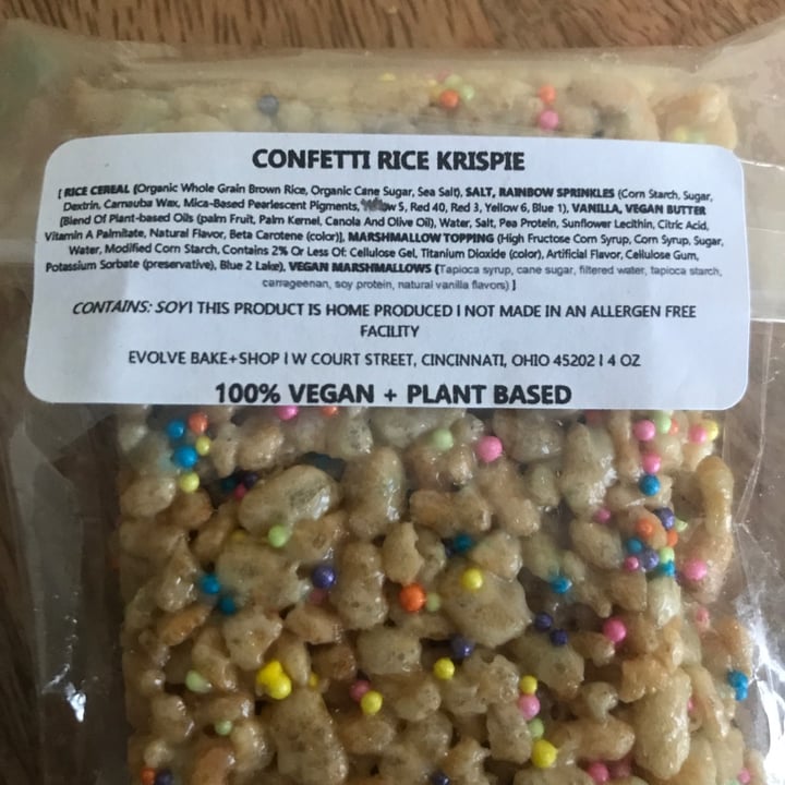 photo of Evolve Bake + Shop Confetti Rice Krispie shared by @thethriftyplant on  11 Jun 2023 - review