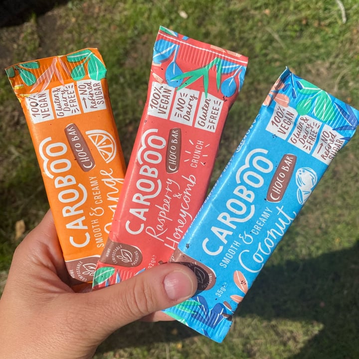 Caroboo raspberry and honeycomb choco bar Review | abillion