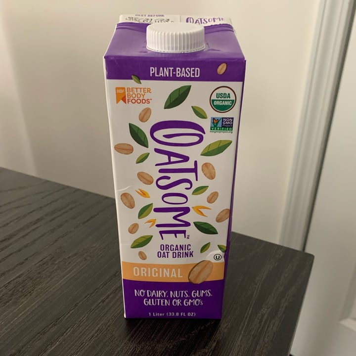 photo of Better Body Foods Oatsome shared by @friendlyvegan on  28 Dec 2022 - review