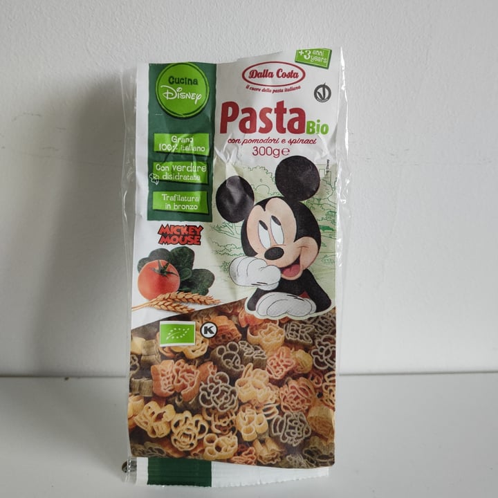 photo of Dalla costa Pasta Bio Con Pomodori E Spinaci Mickey Mouse shared by @blackiris on  04 May 2023 - review