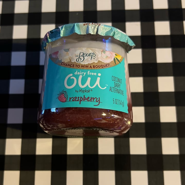 photo of Yoplait Dairy Free Oui Raspberry shared by @ksvegan17 on  16 Mar 2023 - review