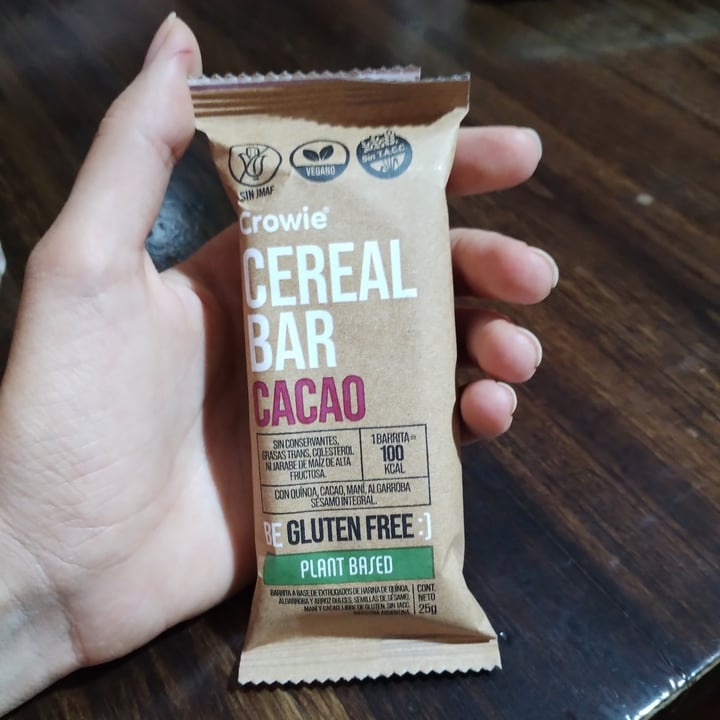photo of Crowie cereal bar cacao shared by @aldyribo on  28 Jan 2023 - review