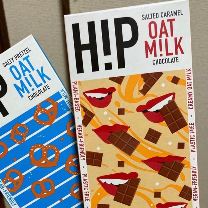 photo of HIP (H!P) Salted Caramel Oat M!lk Chocolate Bar shared by @cico777 on  12 Feb 2023 - review