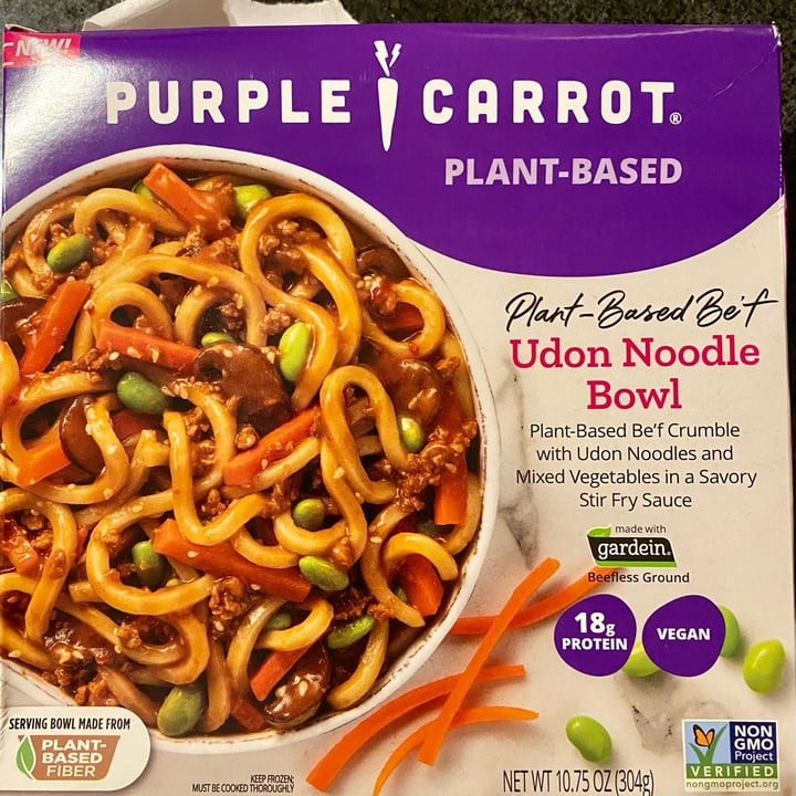 photo of Purple Carrot Udon Noodle Bowl shared by @sandrews on  23 Jan 2023 - review