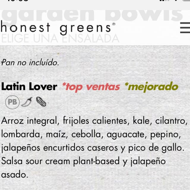 Photo of the dish “Latin Lover”