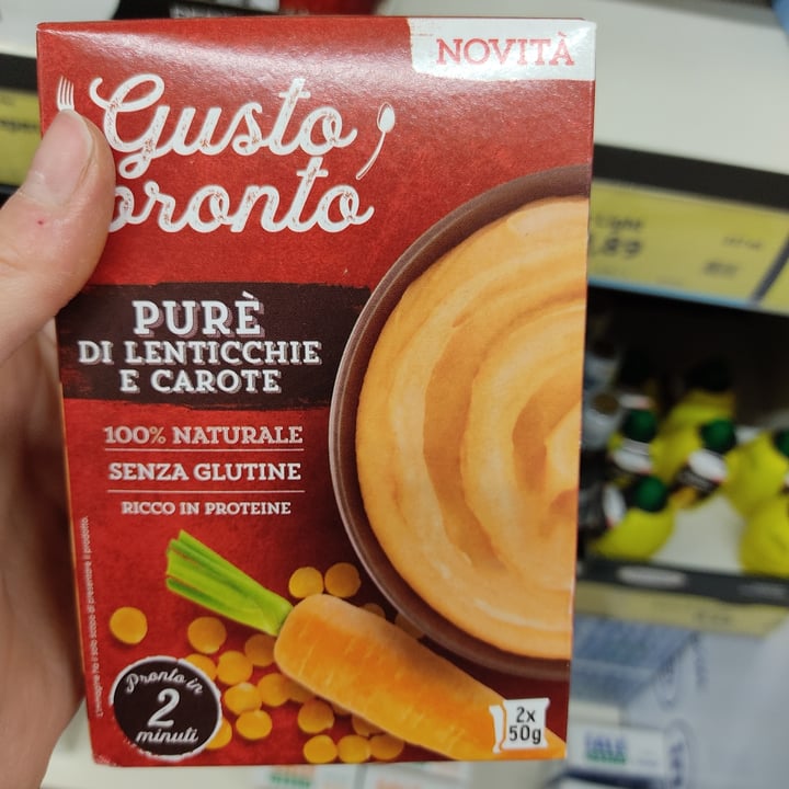 photo of Gusto pronto Purè lenticchie e carote shared by @ecomecum on  05 Feb 2023 - review
