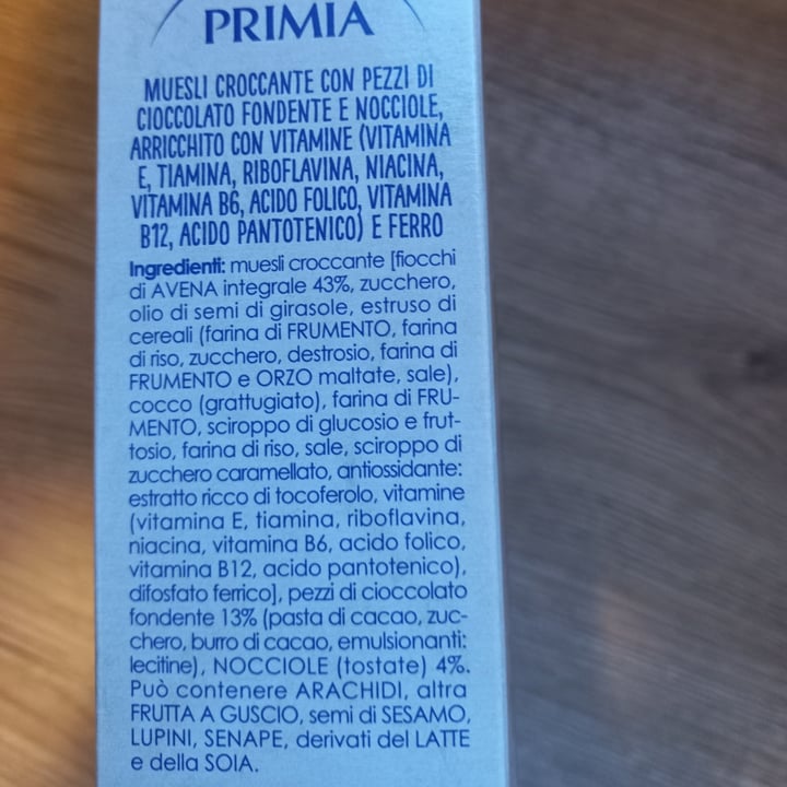photo of Primia Granola con Cioccolato Fondente e Nocciole shared by @drone53 on  07 Jun 2023 - review