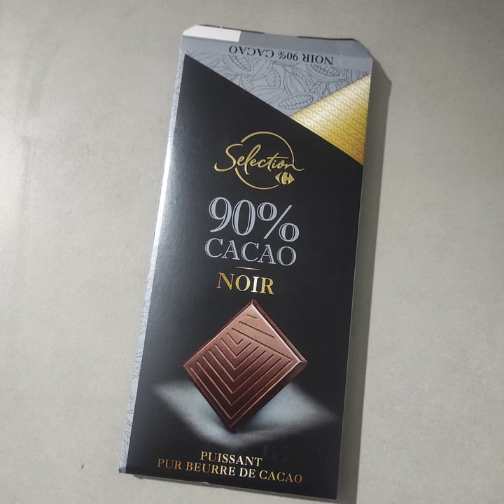 photo of Selection Carrefour chocolate 90% shared by @saruchi on  26 Apr 2023 - review
