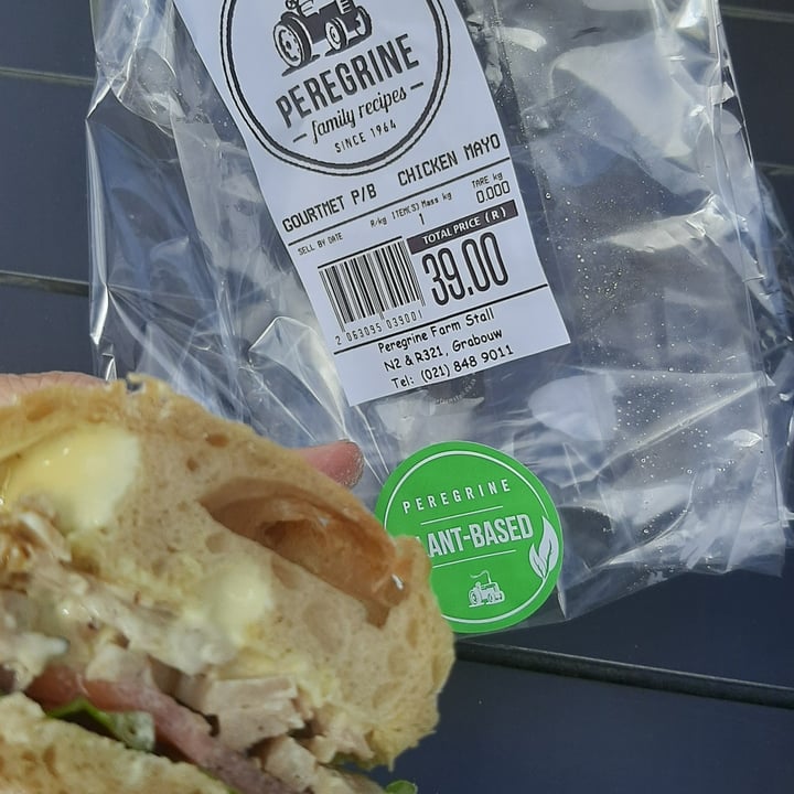 photo of Peregrine Farm Stall Plant based chicken mayo sandwich shared by @awolffstale on  04 Apr 2023 - review