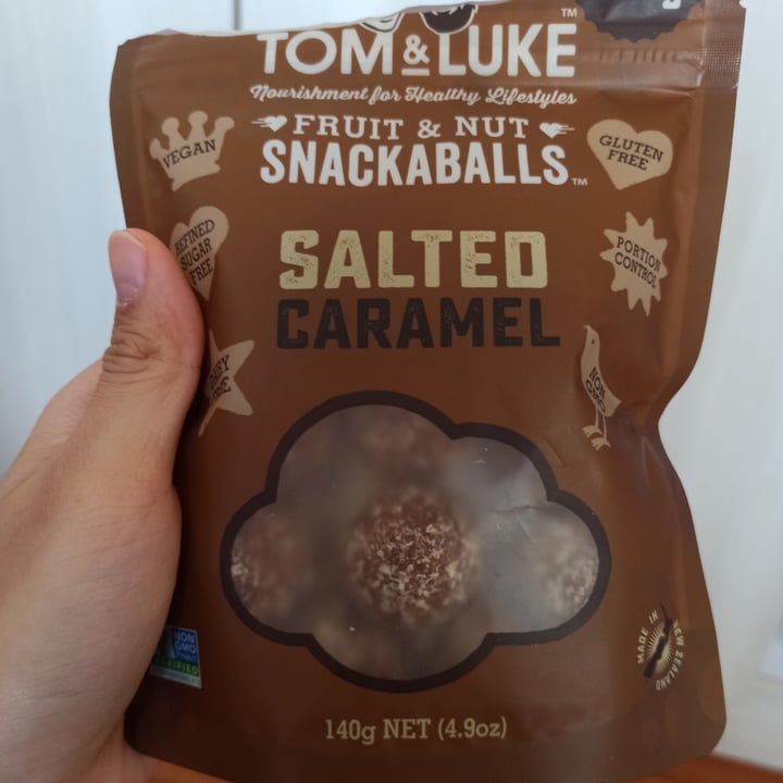 photo of Tom & Luke Fruit & Nut Snackaballs Salted Caramel shared by @falafel090909 on  09 Mar 2023 - review