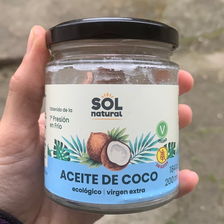 photo of Sol Natural Aceite De Coco Virgen Extra shared by @viroliveira on  06 Mar 2023 - review