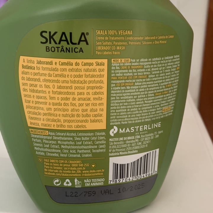 photo of Skala 2 Em 1 Creme Para Pentear + Creme Hidratante shared by @silvaniamalini on  21 Feb 2023 - review